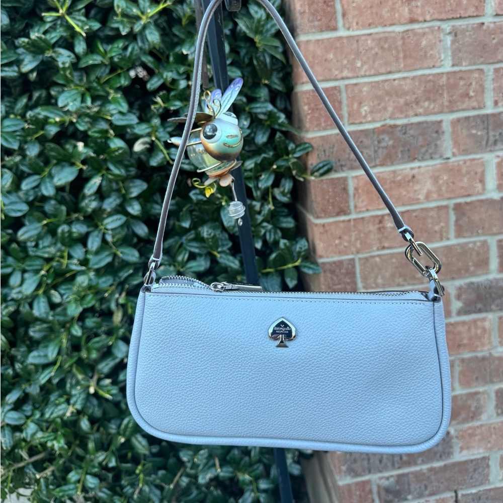 Kate Spade Kayla Convertible Wristlet- mountain gray-